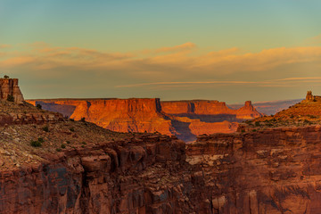 sunset in grand canyon