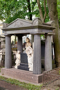 St. Petersburg Russia. Tikhvin Cemetery