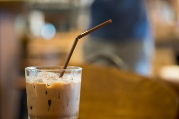 Iced mocha coffee