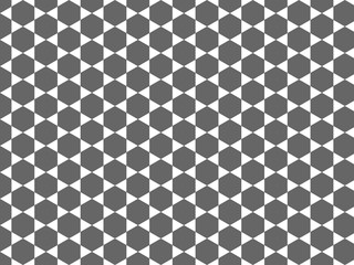 Repeating hexagon shape vector pattern