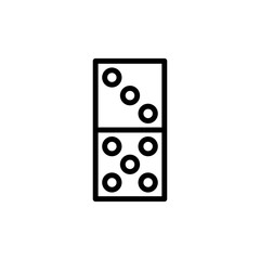 Domino icon trendy
