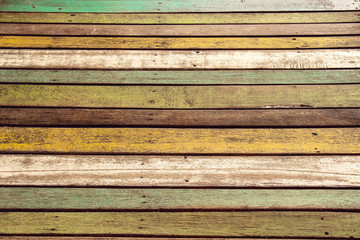 old colour wood for floor or table, background for vintage wallpaper.
