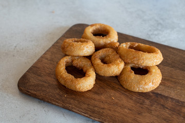 Homemade, delicious Onion Rings