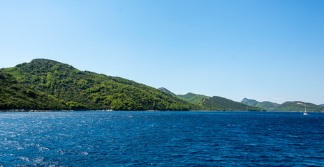 Croatia landscape and coastline.