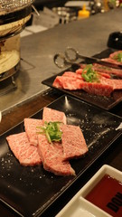 Japanese food, beef, wagyu bbq, Yakiniku