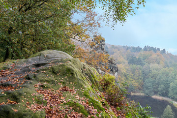 Hebstnebel an den Externsteinen