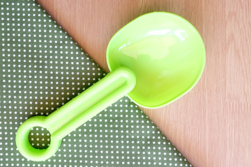 plastic spoon