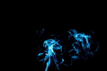 Fototapeta premium Smoke on a black background. Abstraction.