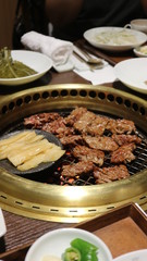 Korean Food,  korean bbq, Galbi, beef with soy sauce