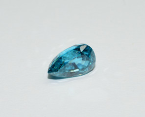Zircon facet cut gemstones