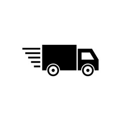Truck icon trendy