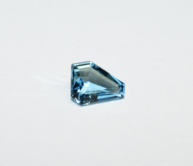 Aquamarine natural & facet cut gemstone