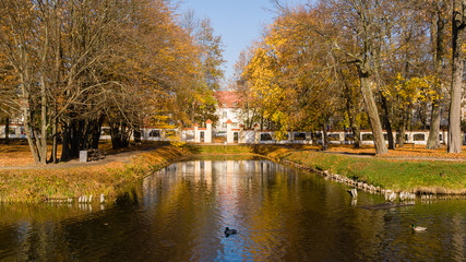 Wersal Podlasia, Jesień w Parku Branickich, Białystok, Podlasie, Polska
