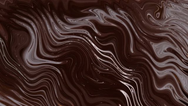 Abstract liquid wave background chocolate