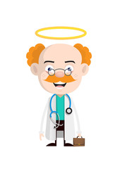 Medical Professional Doctor - Standing and Smiling