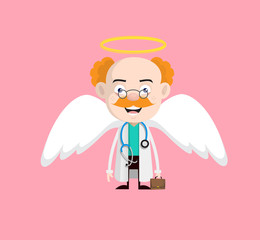 Medical Professional Doctor - in Angel Costume