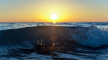 Fototapeta premium sunset over the sea