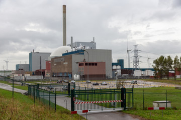 Nuclear power station in the Netherlands near Borssele