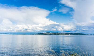Clouds Over Water And Homes 4