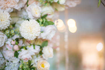 Flowers or scenes for photography at an Asian wedding