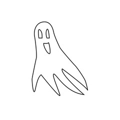 Vector illustration ghost.