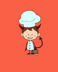 Kitchen Character Chef - Standing in Angry Mood