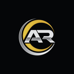 AR logo design template