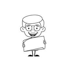 Gynecologist Doctor - Holding a Paper Banner