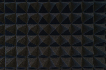 Foam material specifically for the walls of a recording studio. Soundproof and sound absorbing materials.