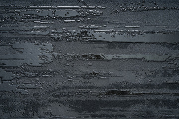 Black concrete rough and glossy marble abstract nature background.