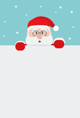 père noel affiche illustration