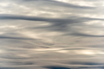 Obraz premium Incredible sky pattern during a weather change as an abstract background.