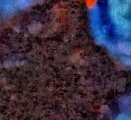 Macro detailed splashes and strokes of oil brush on paper. Simple colorful bright pattern. Old vintage rough texture. HQ design pattern. Shape close up painting.