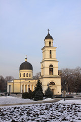 Fototapeta na wymiar Nativity Cathedral in Kishinev Chișinău Moldova