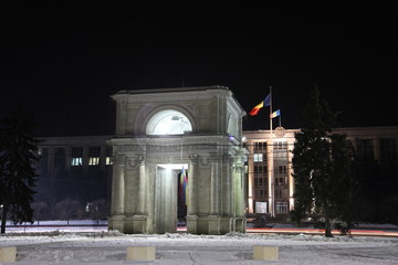 Obraz premium Moldova, Kishinev, Triumphal arch