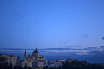 Obraz premium Cathedral Santa Maria la Real de la Almudena