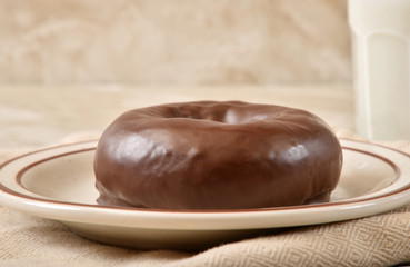 Gourmet chocolate donut