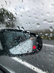 rain drops on window