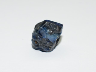 blue sapphire natural raw gemstone crystal