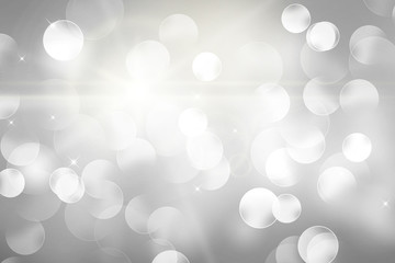 Silver bokeh background