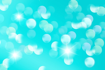 Abstract teal bokeh background