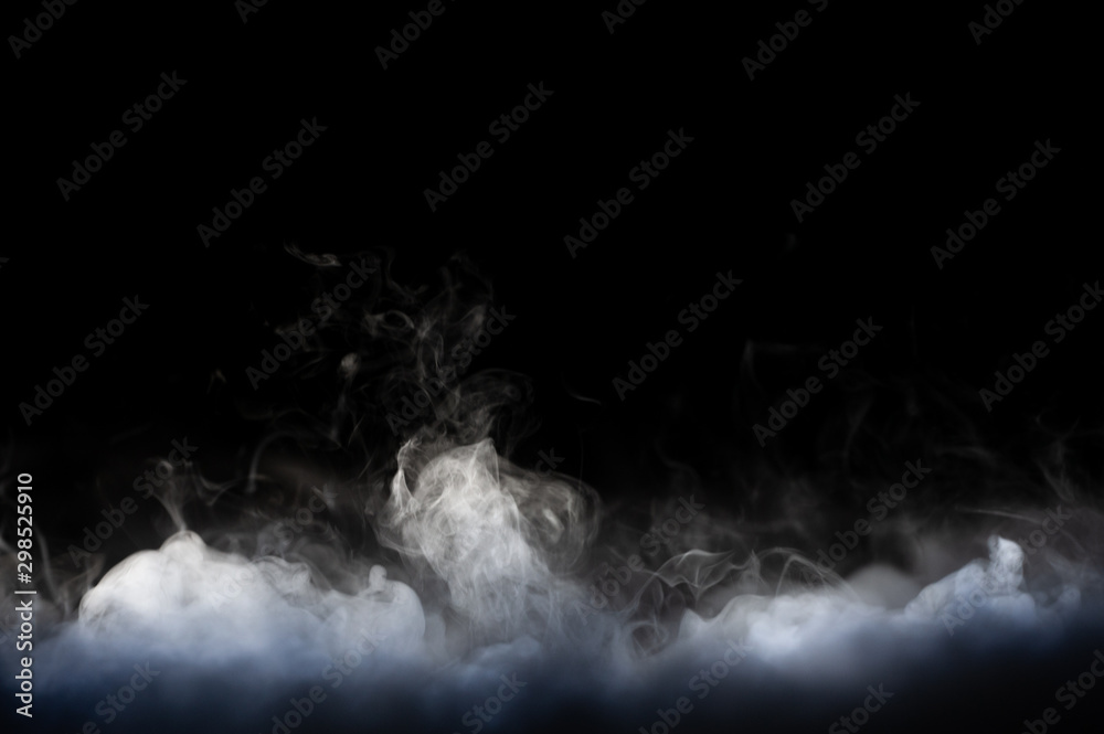 Wall mural realistic dry ice smoke clouds fog overlay perfect for compositing into your shots. simply drop it i