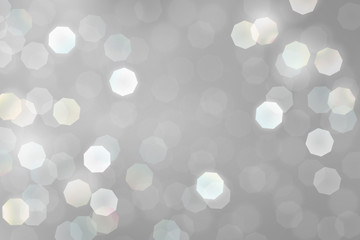 Silver bokeh background