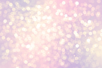 Abstract bokeh on peach background