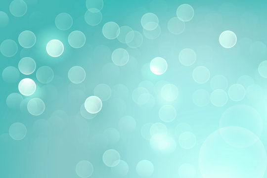 Abstract teal bokeh background