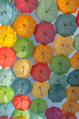 Fototapeta na wymiar Umbrella alley in Bordeaux