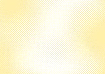 Fotobehang Pastel yellow and white pop art background in retro comic style with halftone dots design, vector illustration eps10 © stock_santa