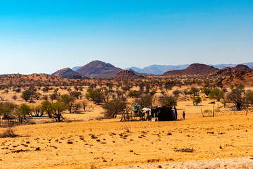 Amazing landscapes of Namibia, in Africa