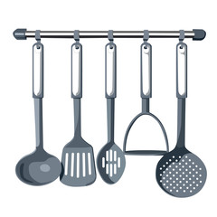 Kitchenware realistic vector illustration isolated