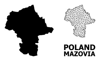Solid and Carcass Map of Mazovia Province